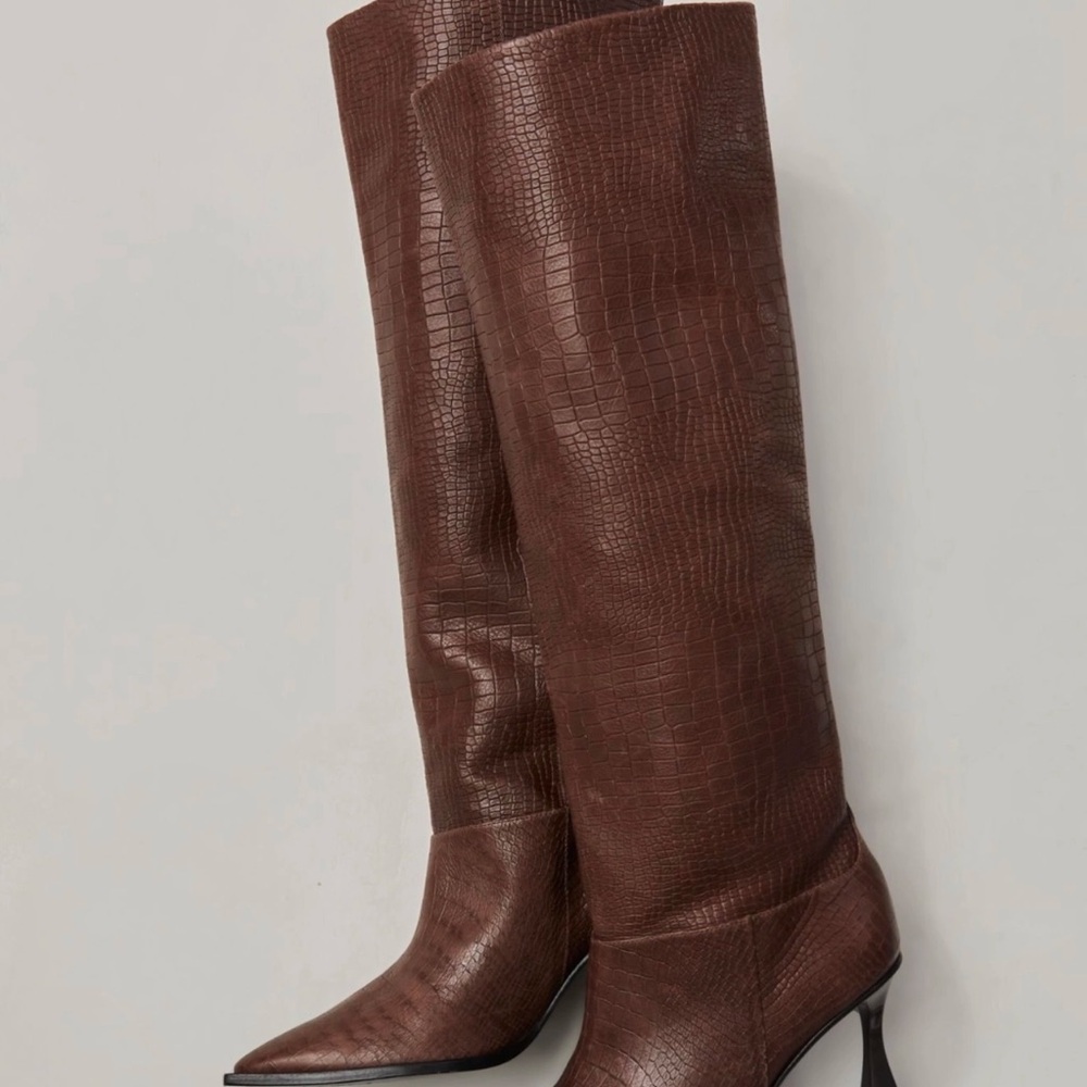 Knee High Brown Boots